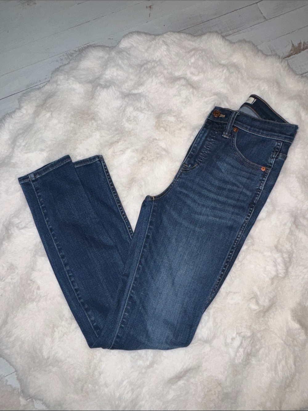 Madewell Dark Blue Skinny Jeans
